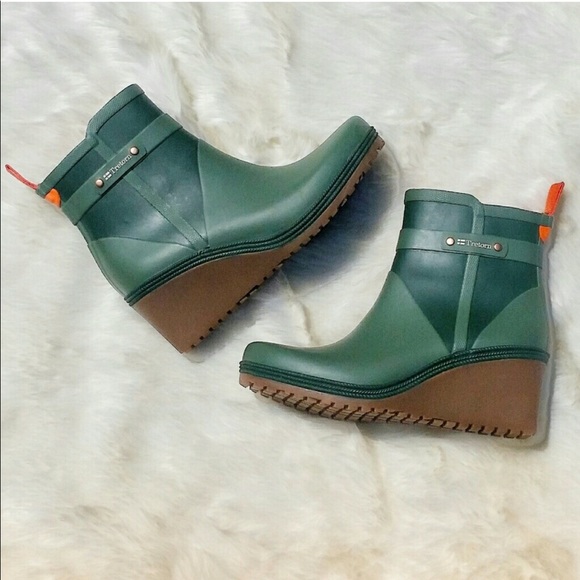 Tretorn Swedish Rain Boots w/ a Wedge Heel - Picture 3 of 10